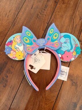 2026 Alice in Wonderland Epcot Flower and Garden Festival Loungefly Disney Ears